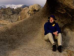 Maurice
                Hamilton in the Alabama Hills